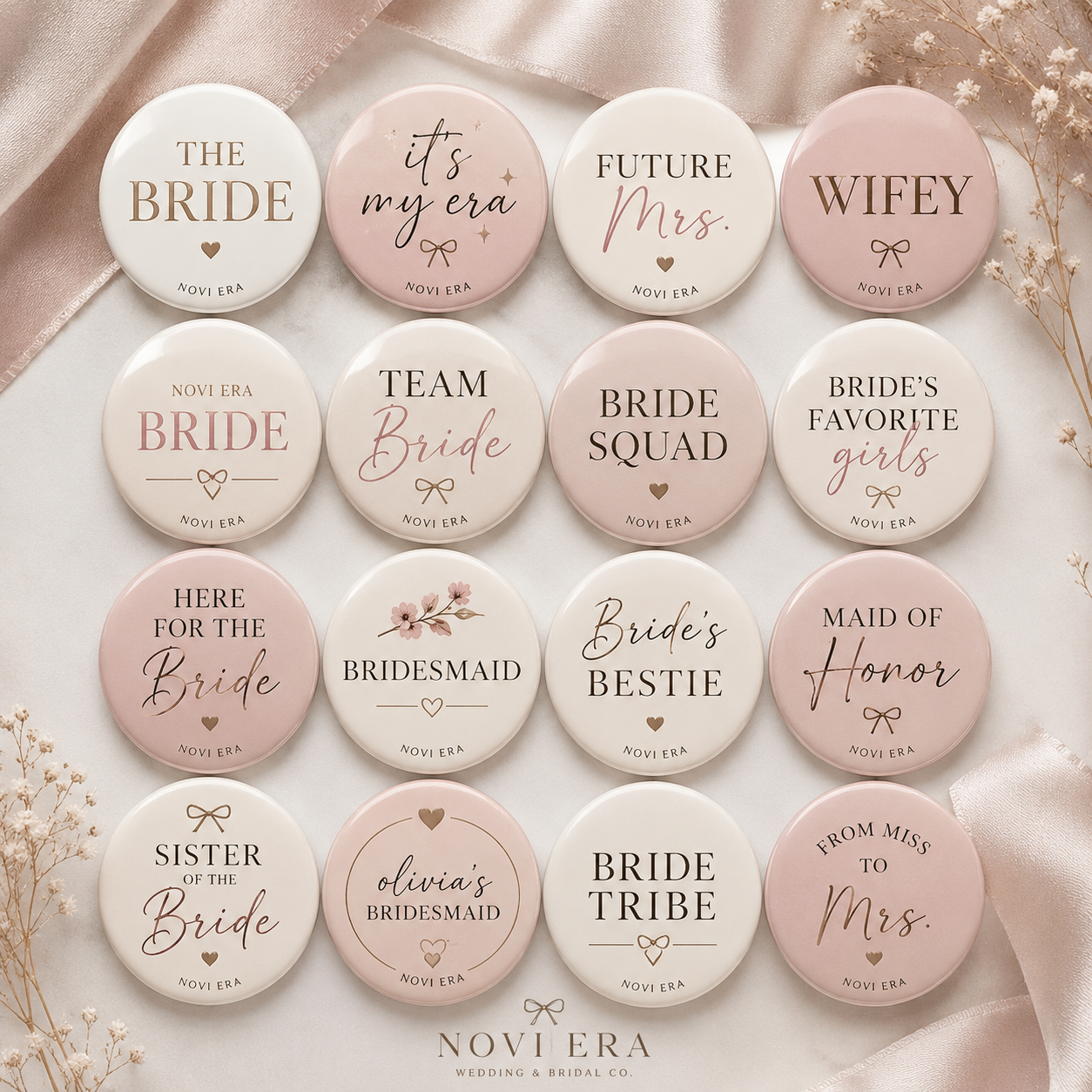 The Bridal shower pins