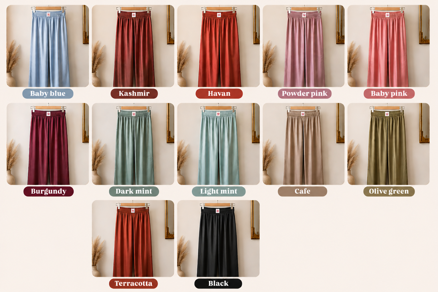 Satin Pants